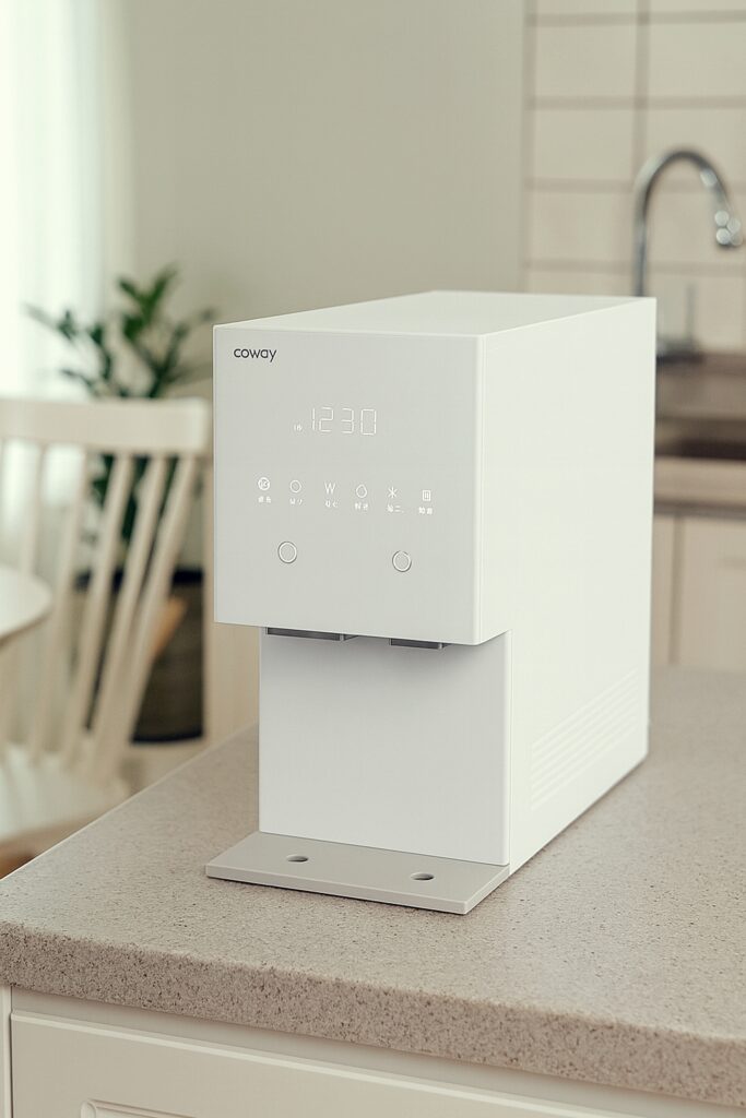 코웨이 CHPI-7400N 얼음정수기 거실 설치 이미지