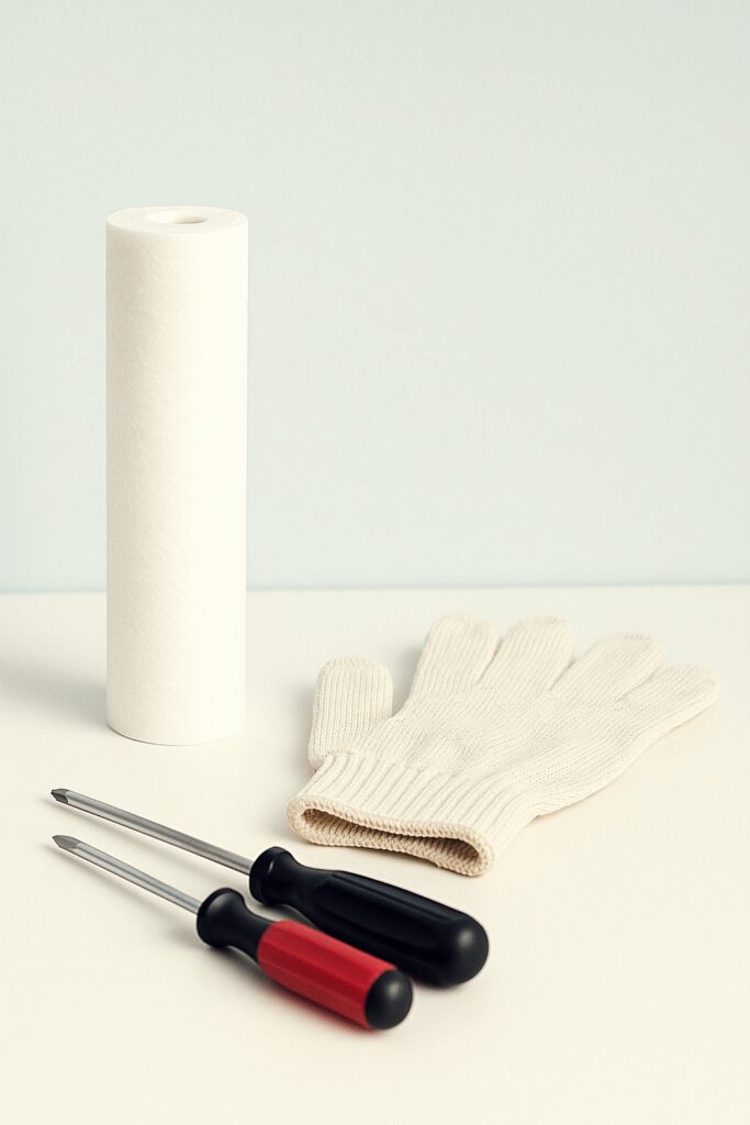 정수기 필터 교체 준비물 모음